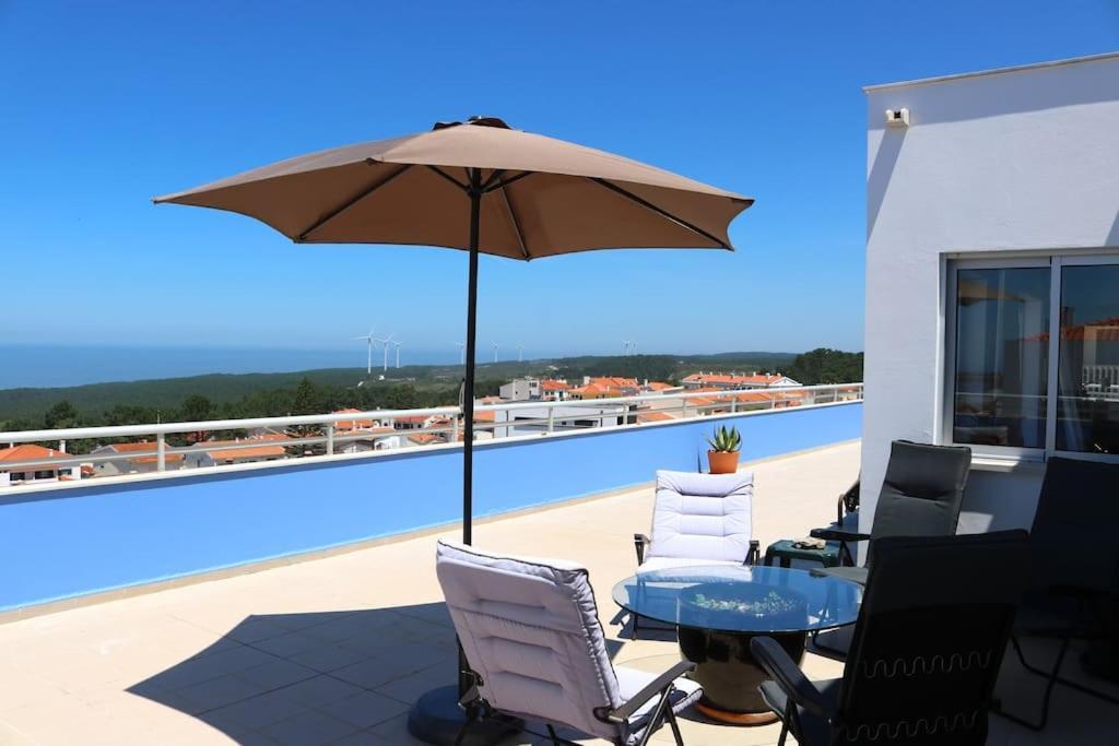 Sitio Penthouse - Big Terrace With Sea View & Bbq Villa Nazare Ngoại thất bức ảnh