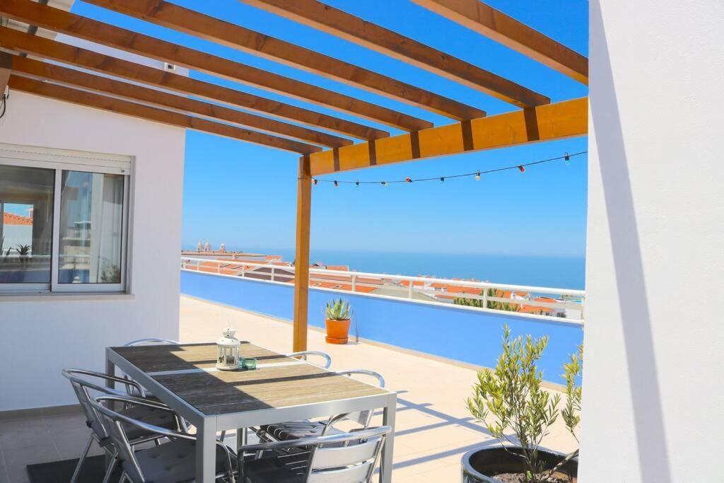 Sitio Penthouse - Big Terrace With Sea View & Bbq Villa Nazare Ngoại thất bức ảnh