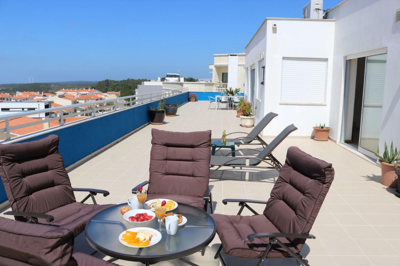 Sitio Penthouse - Big Terrace With Sea View & Bbq Villa Nazare Ngoại thất bức ảnh
